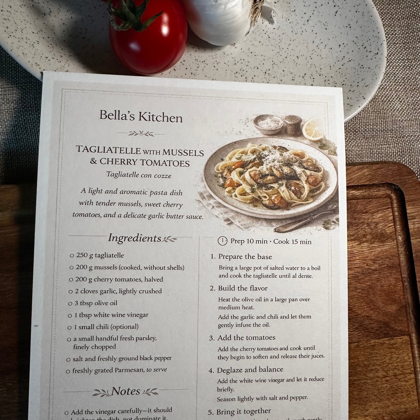 The Complete Pasta Edition - 12 Recipes Cards Only - Bella's Kitchen