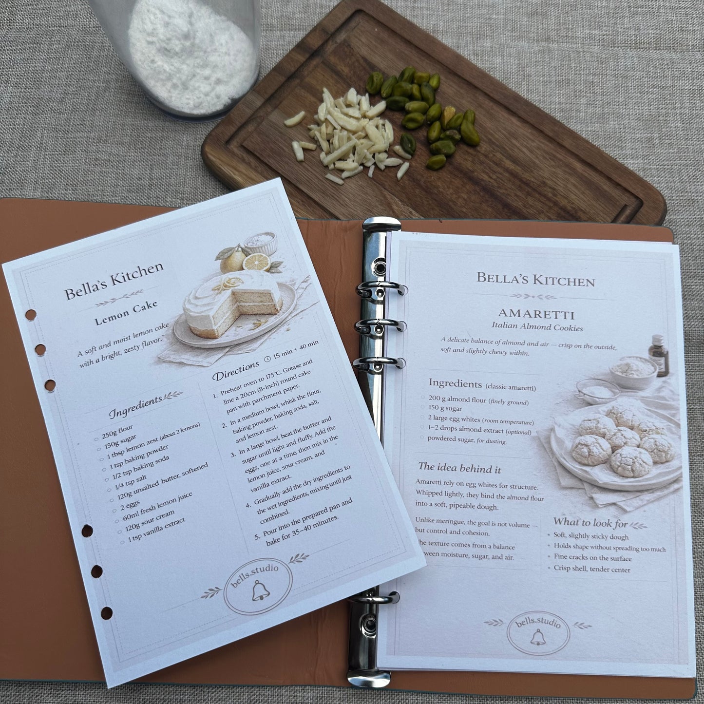 Bakery Starter Set A5 – Binder + 5 Baking Cards | Bella's Kitchen