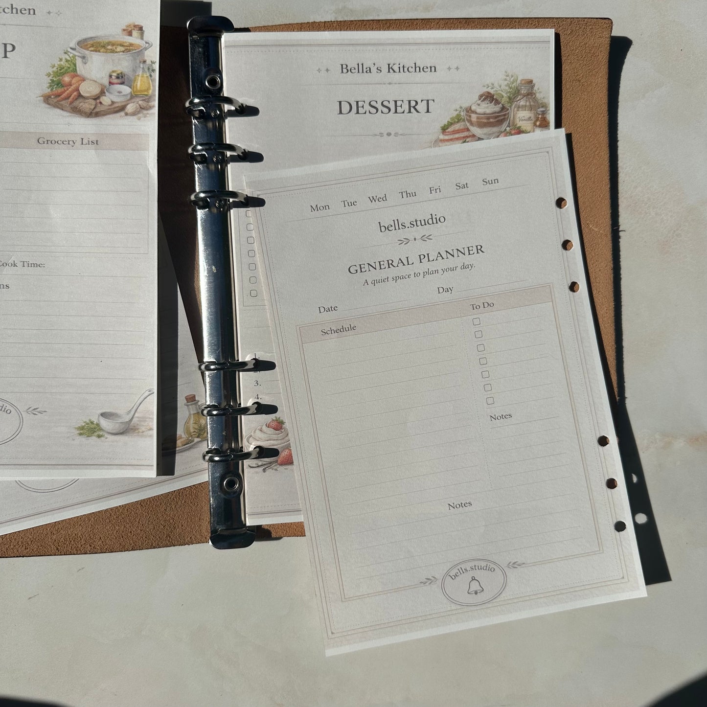 Daily meal planner set  - Bella`s Kitchen