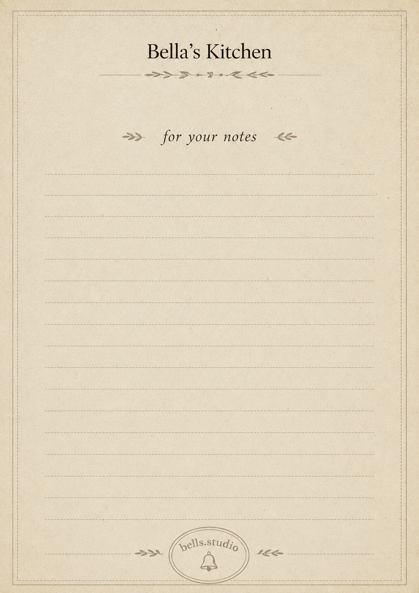 Sage - Herbal Collection Card A5 | Italian Pasta Recipe – Bella's Kitchen